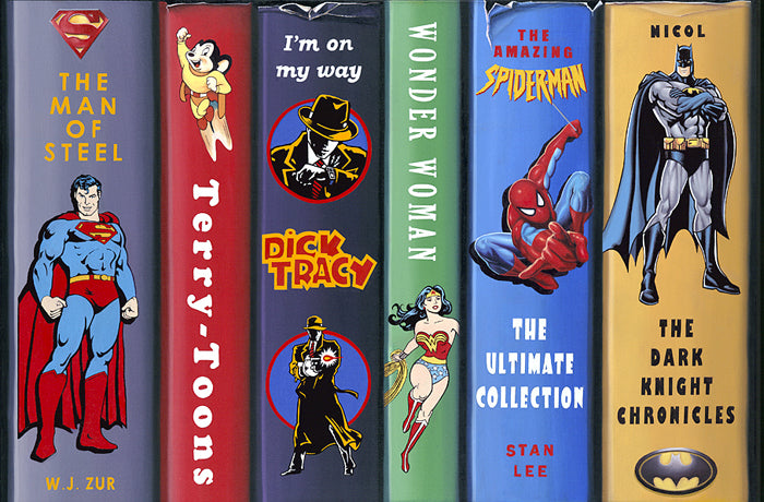 Comic Heroes - 24"x36" Original