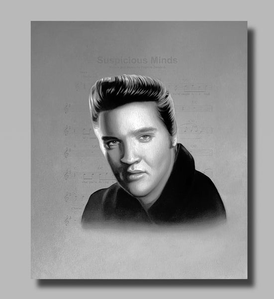 Elvis - Suspicious Minds (Limited Edition Print)