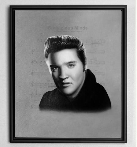 Elvis - Suspicious Minds (Original) 24x20