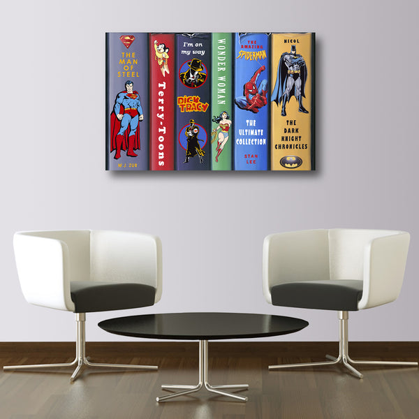 Comic Heroes - 24"x36" Original