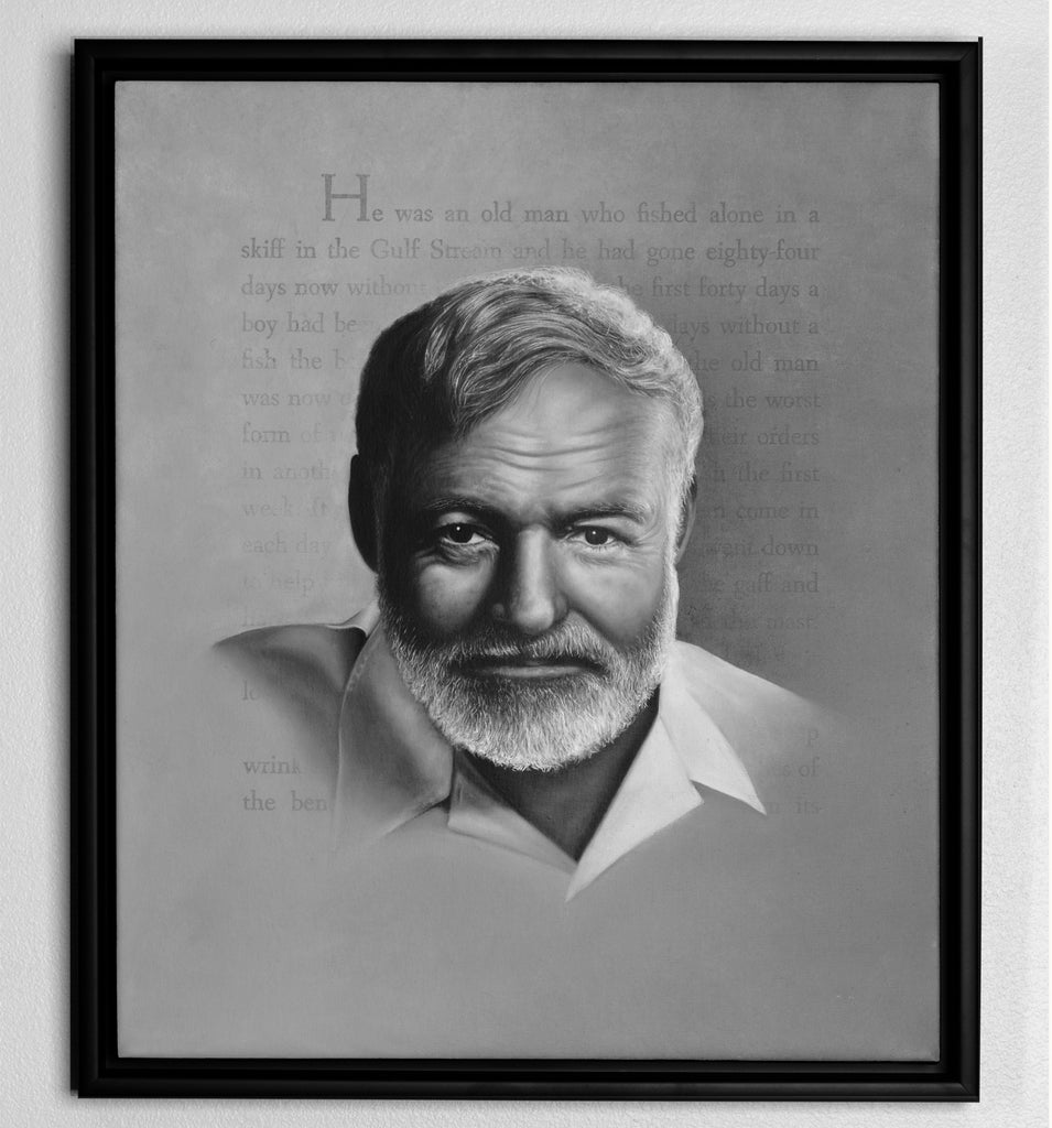 Hemingway - Old Man and The Sea (Original) 24x20