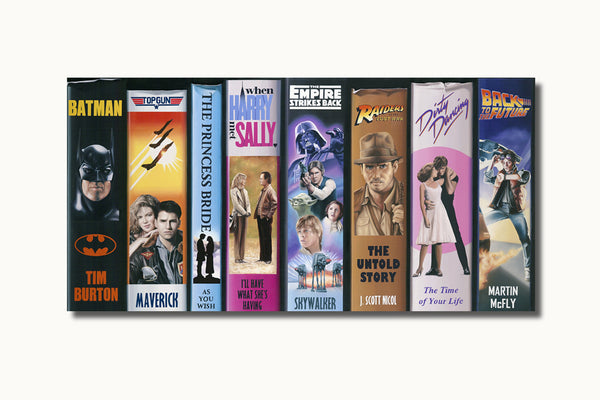Movies of the 80's - LE Canvas Prints